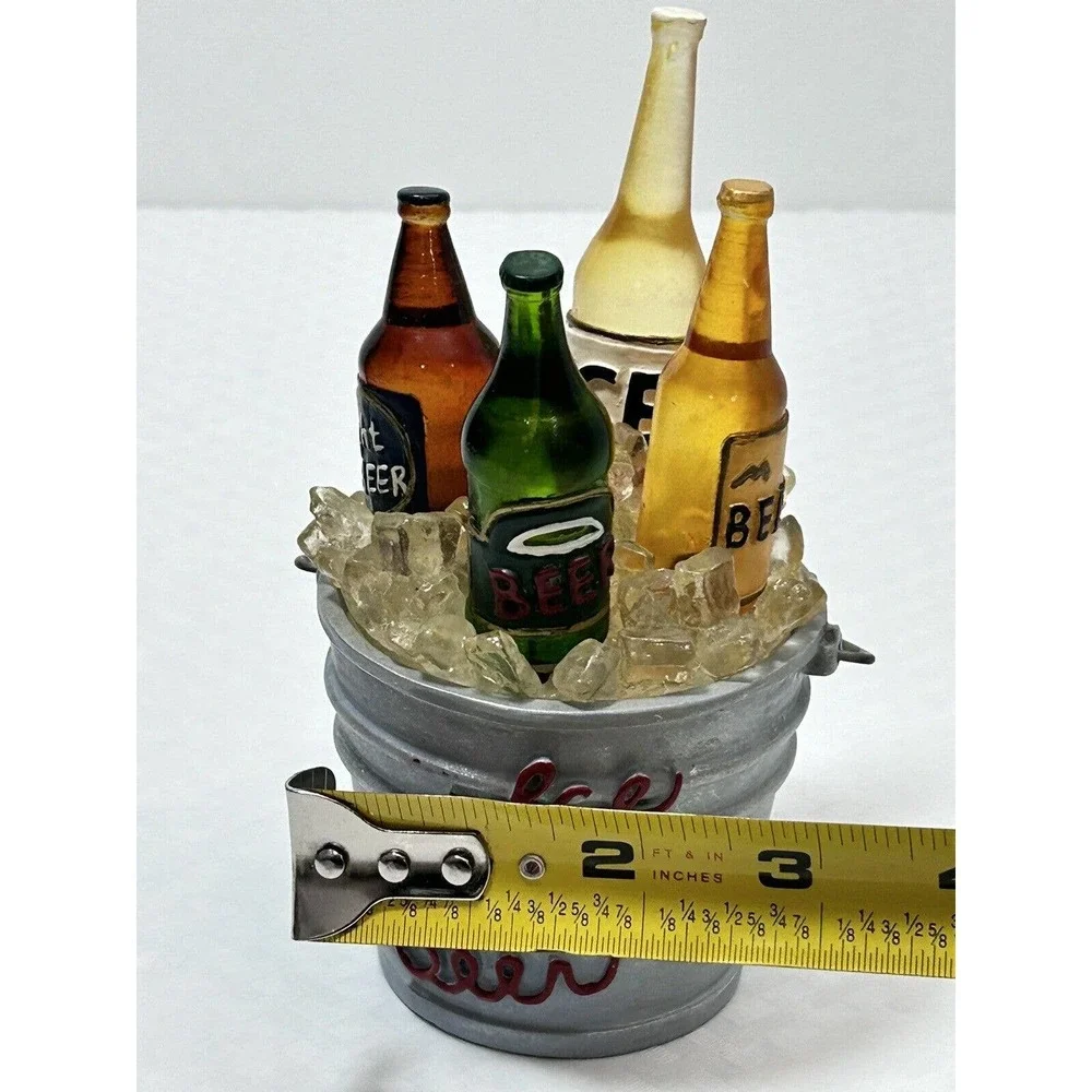 Cardinal Inc‎ - Miniature Ice-Cold Beer Bucket with Bottle Pate/Cheese Spreaders